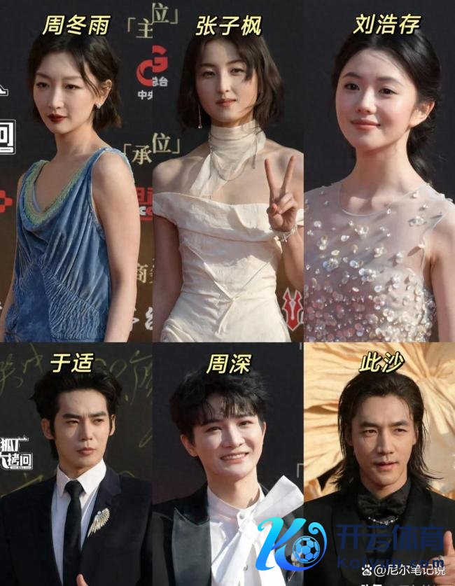 刘烨亮相中国电影盛典红毯被冻到搓手